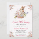 Recherche de lapin de pâques mignon invitations Floral