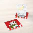 Recherche de chat japonais dessous de verres Kawaii