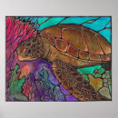 Recherche de tortue de mer posters Illustration