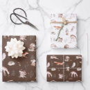 Recherche de renard mignon papier cadeau Moderne