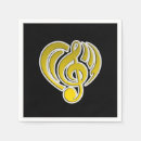 Recherche de notes musique serviettes Rétro