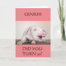 Recherche de drôle porc anniversaire cartes Boucher