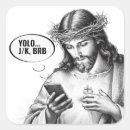 Recherche de yolo autocollants Jésus