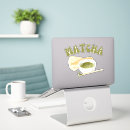 Recherche de thé kawaii autocollants Matcha