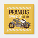 Recherche de voiture de course magnets Snoopy