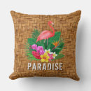 Recherche de flamants roses coussins Tropical