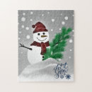 Recherche de bonhommes de neige puzzles Pour eux