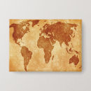 Recherche de carte du monde badges Antique