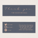 Recherche de thank you inserts Customer