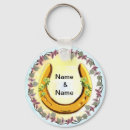 Recherche de fer cheval porteclés Fleur