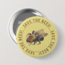 Recherche de abeille vintage badges Sauver les abeilles