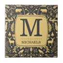 Recherche de tableaux carreaux Monogramme