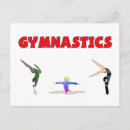 Recherche de le gymnaste cartes postales Équilibre