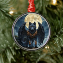 Recherche de loup ornements Clair de lune