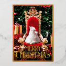 Recherche de année du chat vœux cartes Santa claus