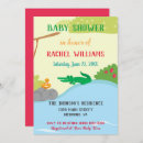 Recherche de alligator baby shower invitations Reptile