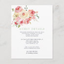 Recherche de floral mariage accompagnement cartes Rose pâle