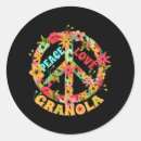 Recherche de hippie drôle autocollants Paix