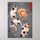 Recherche de chats japonais art Kuniyoshi
