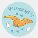 Recherche de crétacés autocollants Vélocirapteur