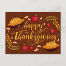 Recherche de jour de thanksgiving cartes postales Citrouille