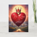 Recherche de reine rouge vœux cartes Couronne