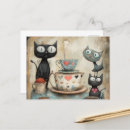 Recherche de tea time cartes postales Chats