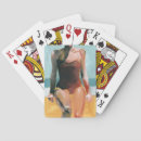 Recherche de nageur jeux de cartes Femme