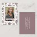 Recherche de motif floral élégant cartes visite Customer