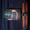 Recherche de flamant bagages étiquettes Photographie
