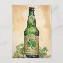Recherche de bière verte cartes postales Festif