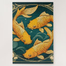 Recherche de carpe koi puzzles Grand