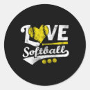 Recherche de love softball autocollants Amour
