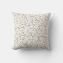 Recherche de motif botanique coussins Beige