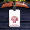 Recherche de coquilles bagages étiquettes Plage