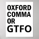 Recherche de comma posters Écrivain