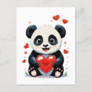 Recherche de peinture de panda cartes postales Mignon