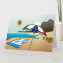 Recherche de parapluies de plage vœux cartes Sable
