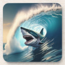 Recherche de surfer dessous de verres Requin