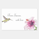 Recherche de colibri rectangles autocollants Oiseau