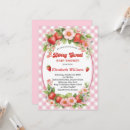 Recherche de strawberry baby shower invitations Bleuet
