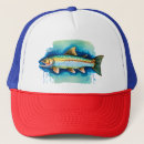Recherche de de truite casquettes Aquarelle
