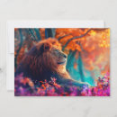 Recherche de lion majestueux cartes postales Décoration d'inspiration nature
