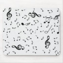 Recherche de note musicale tapis souris Clef à trépied