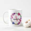 Recherche de noël floral tasses Rose