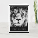 Recherche de lion blanc vœux cartes Zodiaque