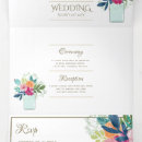 Recherche de fuschia mariage invitations Floral
