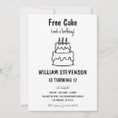 Recherche de 17 ans invitations Simple