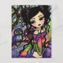 Recherche de hibou fille cartes postales Mignon