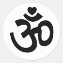 Recherche de symbole yoga autocollants Ohm